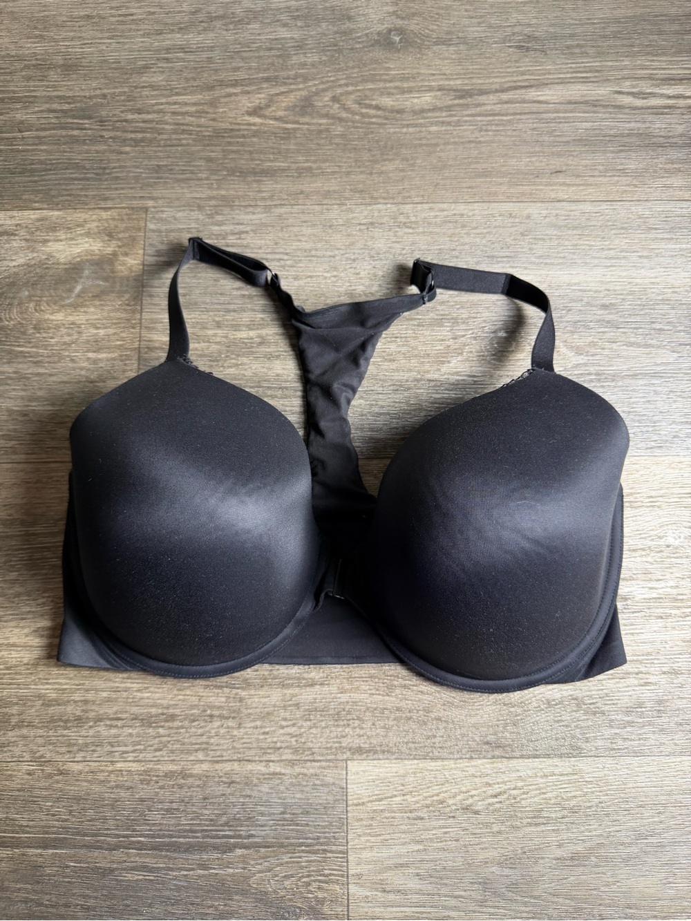 Victoria's Secret Black Racerback Molded Bra